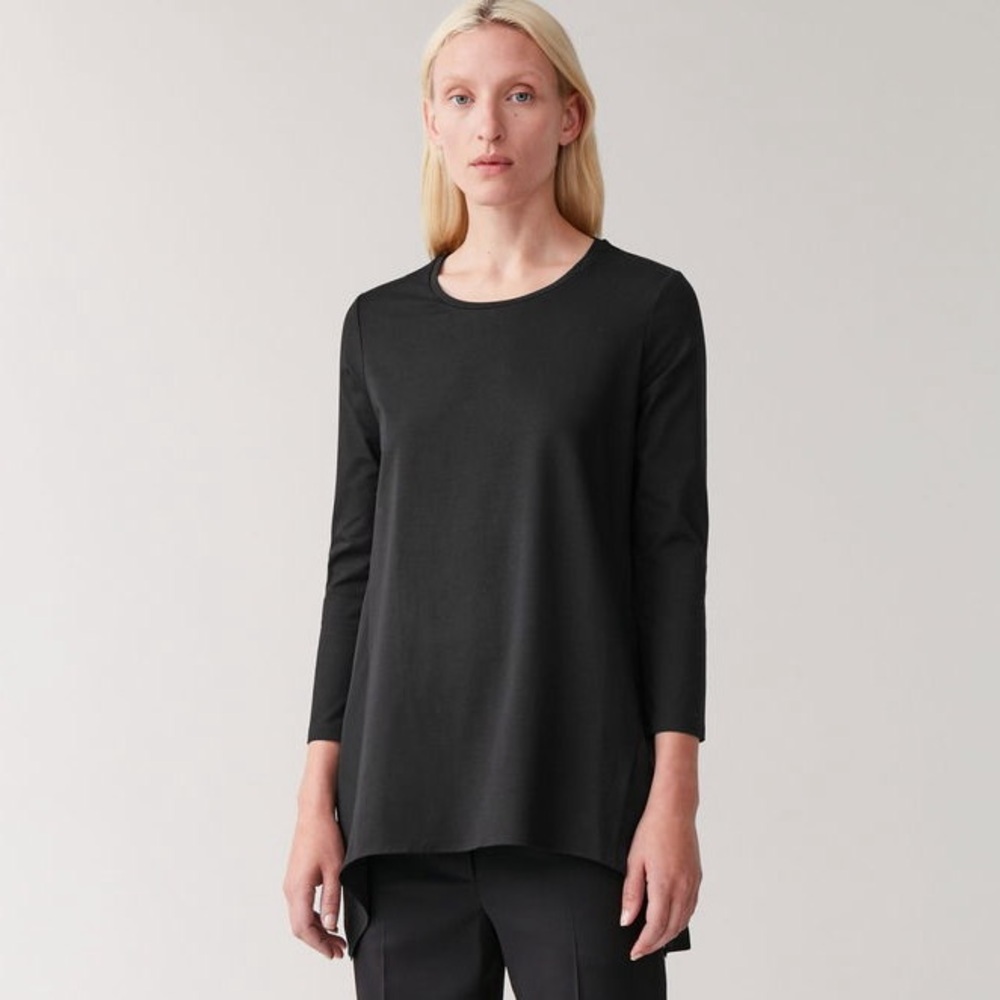 COS Silk Panel Handkerchief Top